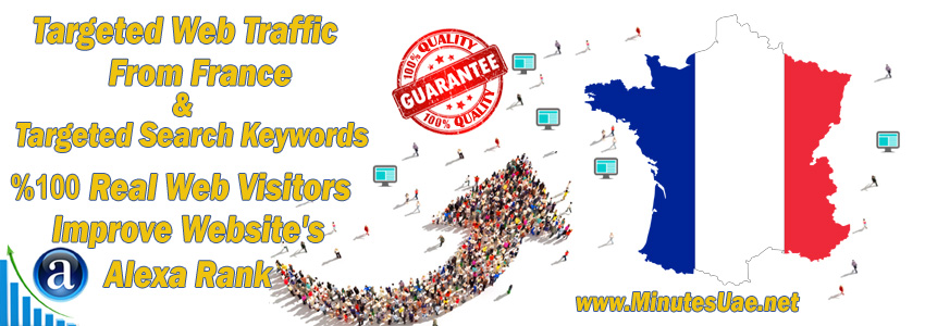 Buy Targeted Geo Web Traffic From France