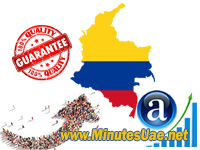  4000 targeted visitors from Colombia  
