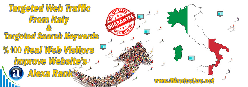 Buy Targeted Geo Web Traffic From Italy