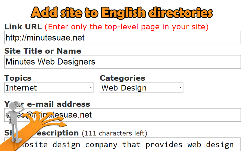 Add site to English directories